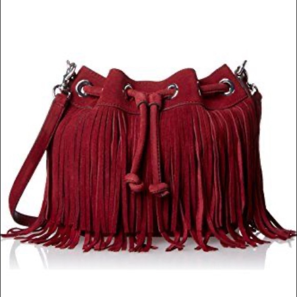 Rebecca Minkoff Suede Fiona Mini Bucket Bag